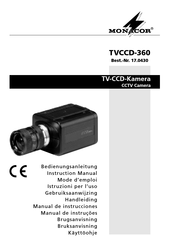 Monacor TVCCD-360 Instruction Manual