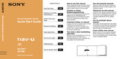Sony NAV-U NV-U81T Quick Start Manual