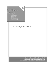 Electro Industries/Gaugetech Futura+ Series User Manual