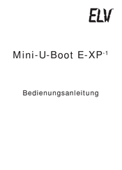 ELV E-XP-1 User Manual