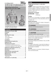 Krom Schroder JSAV Operating Instructions Manual