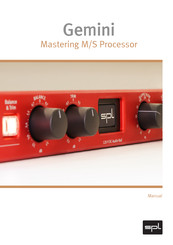 SPL Gemini 1720 Manual