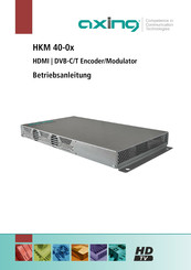 axing HKM 40-02 Operation Instructions Manual