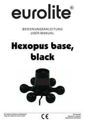 euroline Hexopus base black User Manual