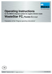Meiko WasteStar FC Operating Instructions Manual