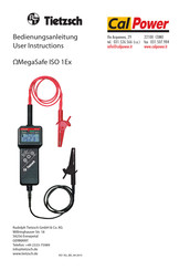 Tietzsch MegaSafe ISO 1Ex User Instructions