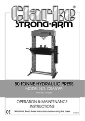 Clarke STRONG-ARM CSA50FP Operation & Maintenance Manual