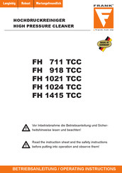 Frank FH 1024 TCC Operating Instructions Manual