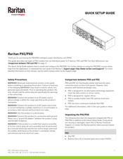 LEGRAND Raritan PXO Quick Setup Manual