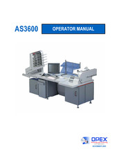 Opex AS3600 Operator's Manual