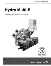 Grundfos Hydro Multi-B Series Installation And Operating Instructions Manual