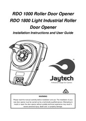 Jaytech RDO 1000 Installation Instructions And User Manual