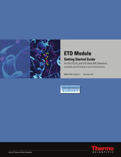 Thermo Scientific ETD Getting Started Manual