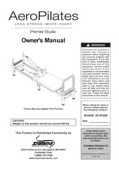 AeroPilates Premier Studio 55-4700B Owner's Manual