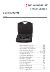 SCANGRIP CANVIK CENTER Operating Instructions Manual