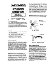 Ademco 5775 Installation Instruction