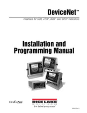 Rice Lake DeviceNet Series Installation And Programming Manual