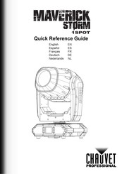Chauvet Professional Maverick Strom 1 Spot Quick Reference Manual