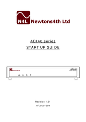 Newtons4th ADI40 Series Startup Manual