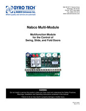 Nabco GYRO TECH Nabco Multi-Module Manual