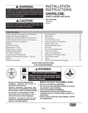 ADP UHCM-150 Installation Instructions Manual