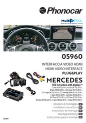 Phonocar 05960 Installation Instructions Manual