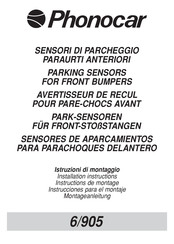 Phonocar 6/905 Installation Instructions Manual