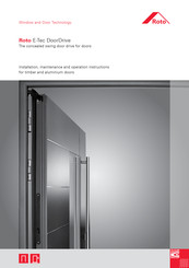 Roto E-Tec DoorDrive Installation, Maintenance And Operation Instructions