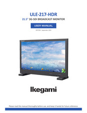 Ikegami ULE-217-HDR User Manual