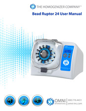 Omni Bead Ruptor 24 User Manual