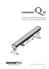 showtech FUSION QXV User Manual