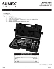 Sunex Tools 4940A Owner's Manual