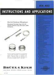 Brüel & Kjær 4131/32 Instruction & Application