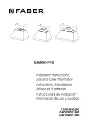 Faber Camino Pro CAPR36SS1200 Installation Instructions Manual