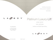 LAZBOY Platinum Luxury-Lift Series Operating Instructions Manual
