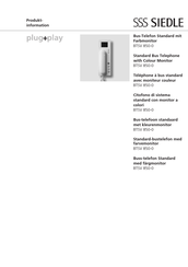 Sss Siedle BTSV 850-0 Product Information