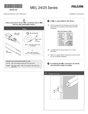 Falcon 25 Series Installation Instructions Manual