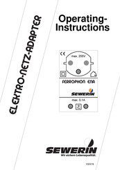 sewerin FERROPHON ENA Operating Instructions Manual