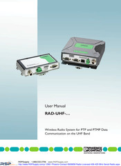 Phoenix Contact RAD-UHF-FL-RS232-BD/51F01 User Manual