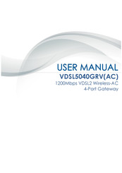 Aztech VDSL5040GRV(AC) User Manual