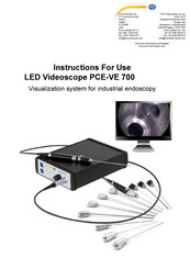 PCE Instruments PCE-VE 700 Instructions For Use Manual