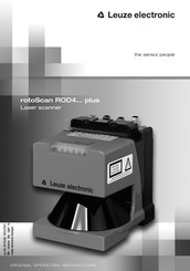 Leuze electronic rotoScan ROD4-08 plus Original Operating Instructions