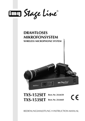 IMG STAGELINE TXS-153SET Instruction Manual
