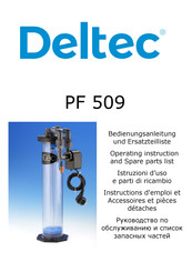 Deltec PF 509 Operating Instructions And Spare Parts List