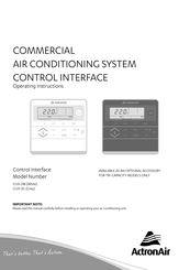ActronAir CL01-2G Operation Manual