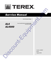 Terex Series AL4000 Service Manual