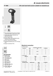 Leuze electronic IT 1920i Manual