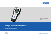 drager Alcotest  7510 MBRS Instructions For Use Manual