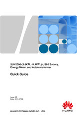 Huawei SUN2000-10KTL-USL0 Quick Manual