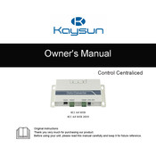 Kaysun KCC-64 WEB 2019 Owner's Manual